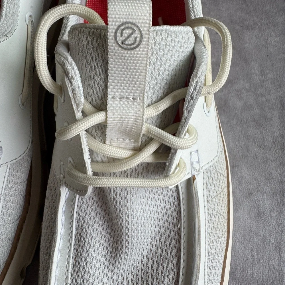 Cole Haan White Boat Shoes for Men